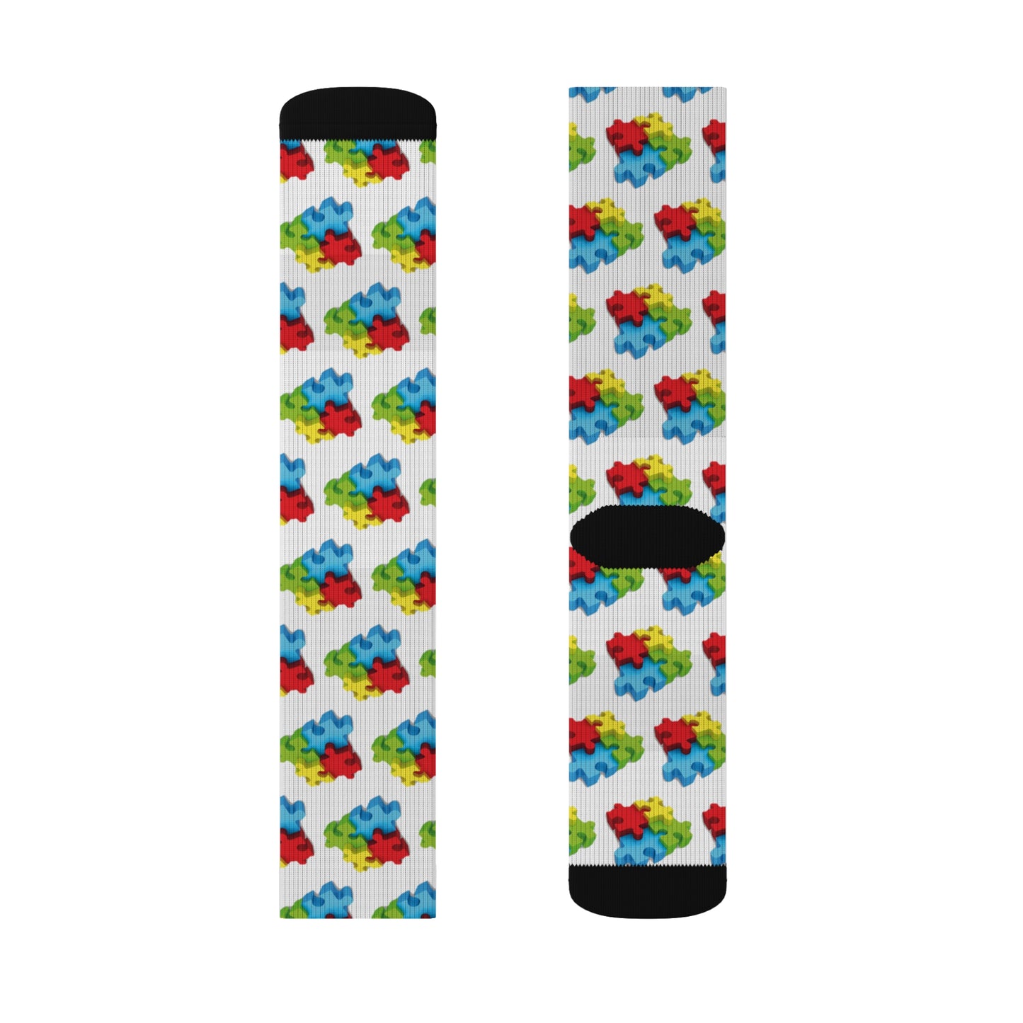 Socks Autism Awareness Sublimation